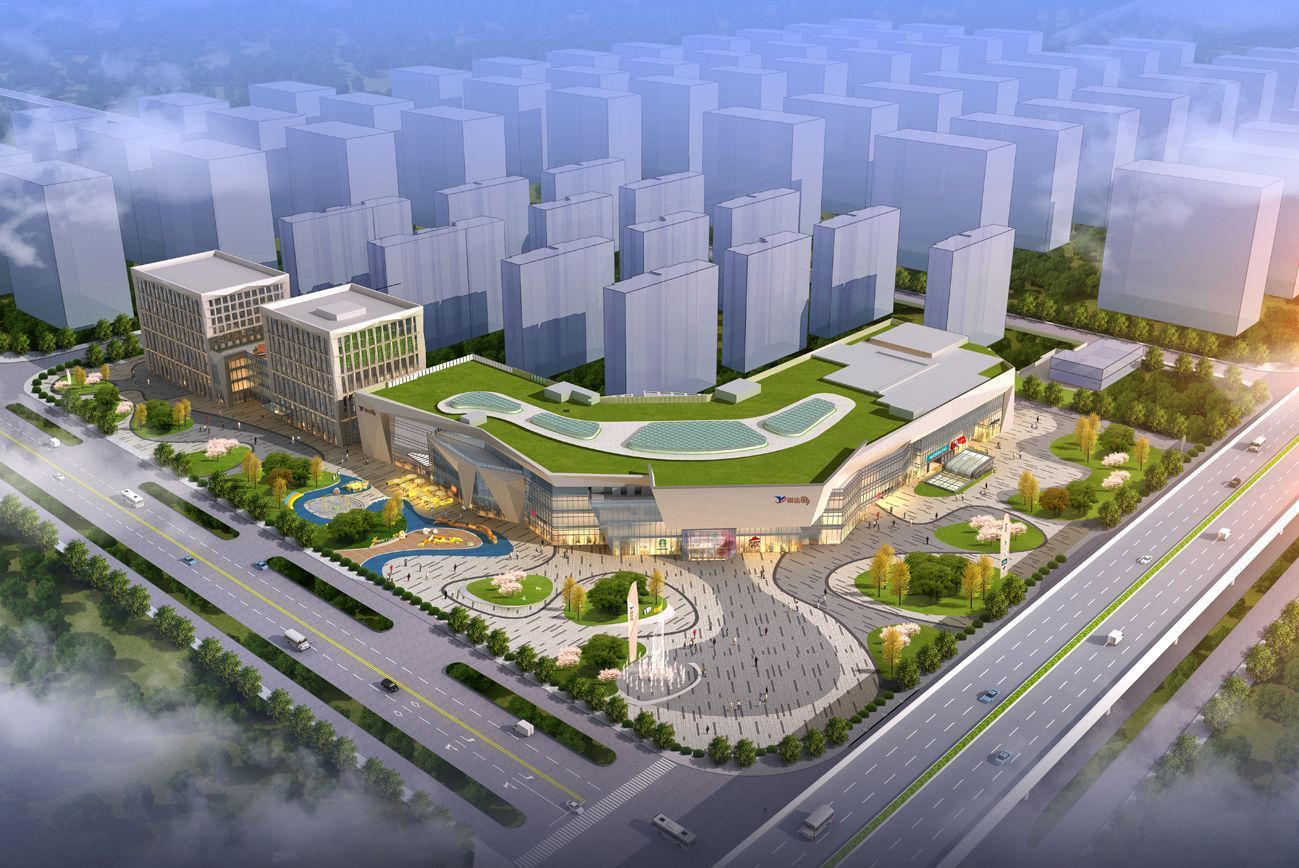 盐城悦达综合体方案二3dmax 模型下载-光辉城市