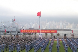 解放軍駐香港部隊第二十四次建制單位輪換工作順利完成