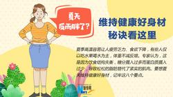 夏天反而胖了？維持健康好身材秘訣看這里
