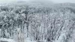 中条山雪凇景观美不胜收