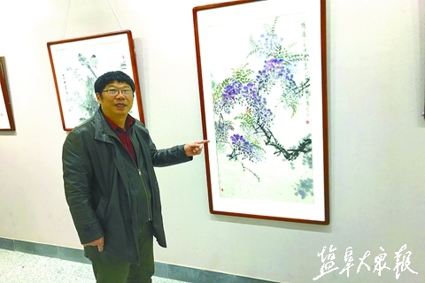 盐师老师戴勇举办花鸟画作品展 欢迎广大师生和市民观赏-盐城新闻网