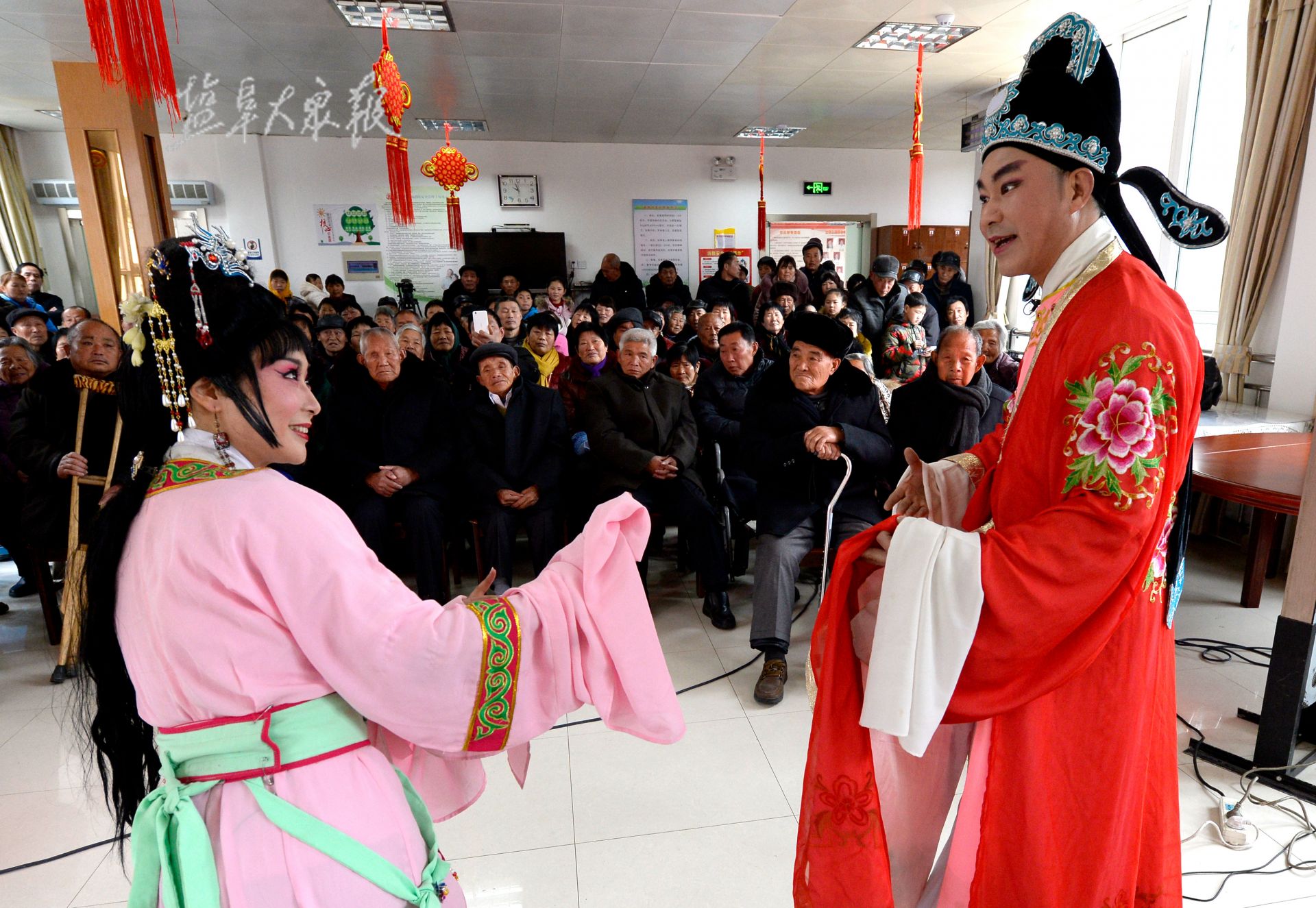 盐城市淮剧团送戏下乡