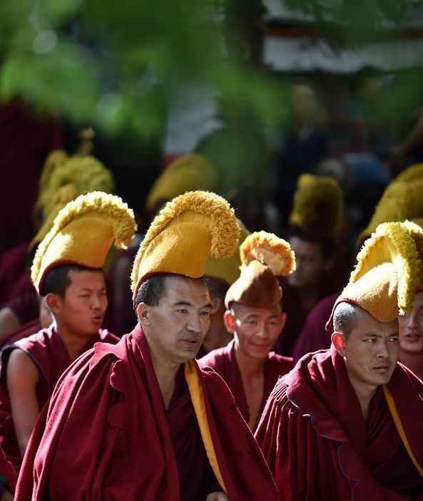 藏传佛教 僧人图片