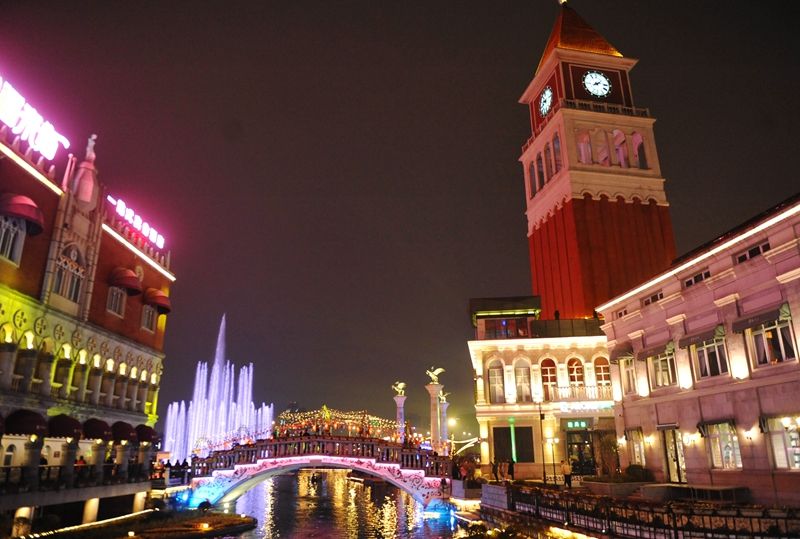 流光溢彩欧风街