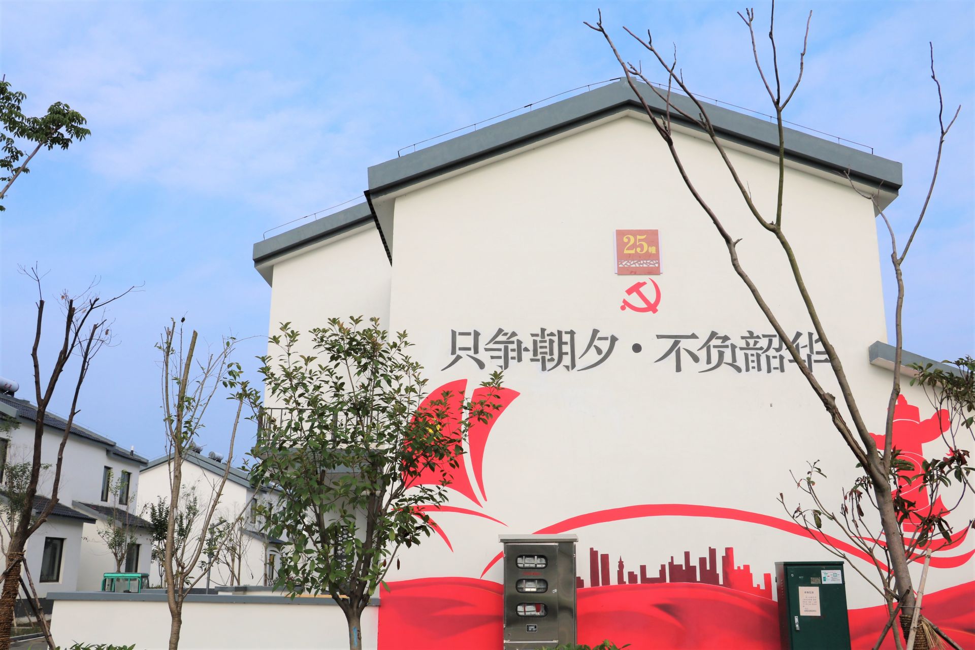 建湖县高作镇彩绘文化墙传递正能量