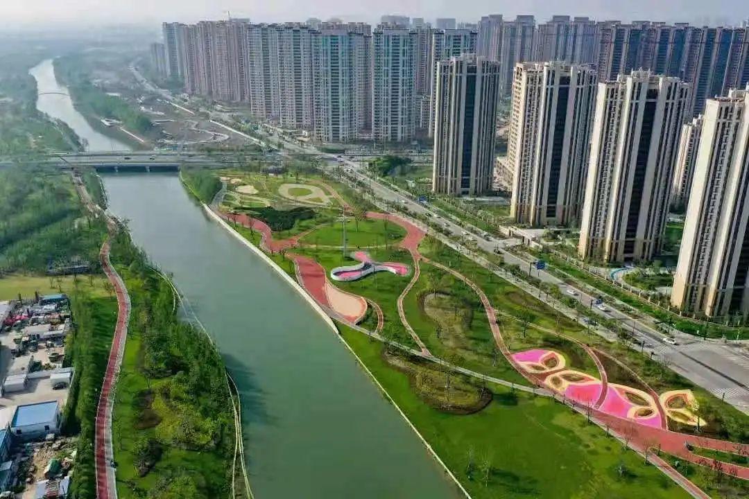 江苏盐城串场河生态湿地公园对外开放