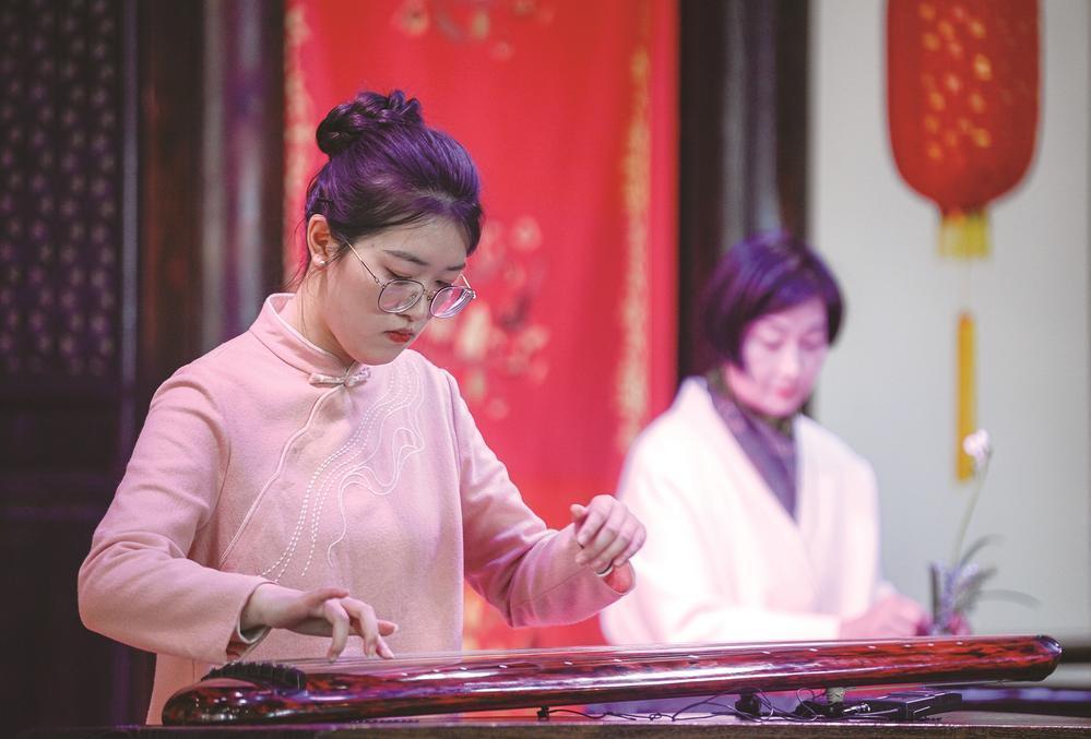 国家级非遗古琴艺术梅庵琴派传承基地在盐城市博物馆揭牌