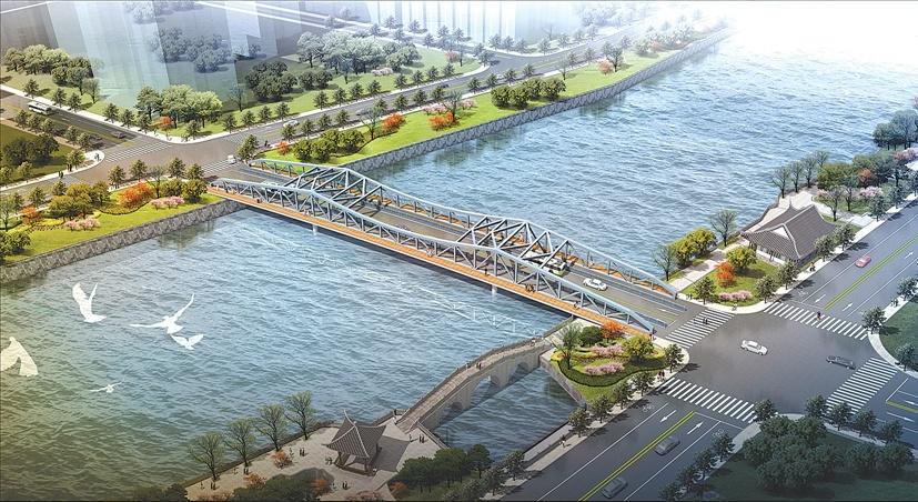 江苏盐城:潮涌城北 "桥"见美好-盐城新闻网