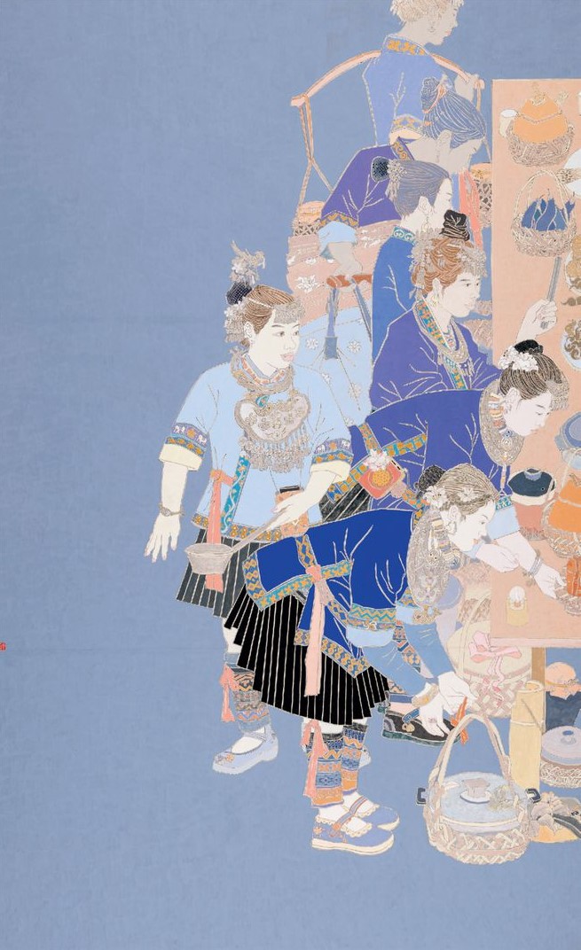 盐城青年画家高正作品亮相中国国家画院美术馆