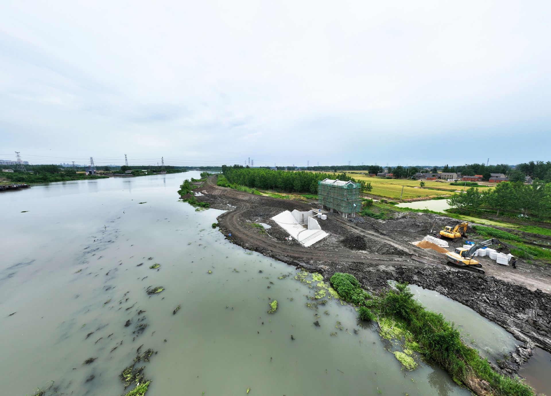 省淮河流域重点平原洼地治理工程建湖境内工程