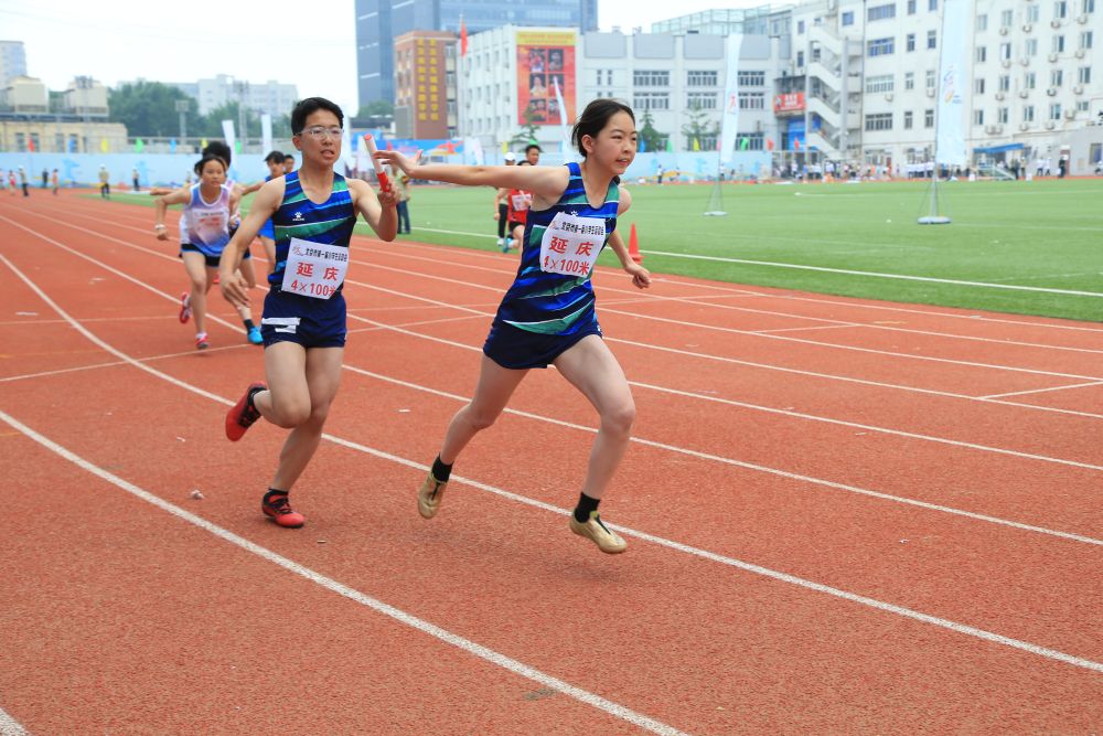 北京市举办第一届小学生运动会比赛现场（受访者供图） 5月28日由吉林省体