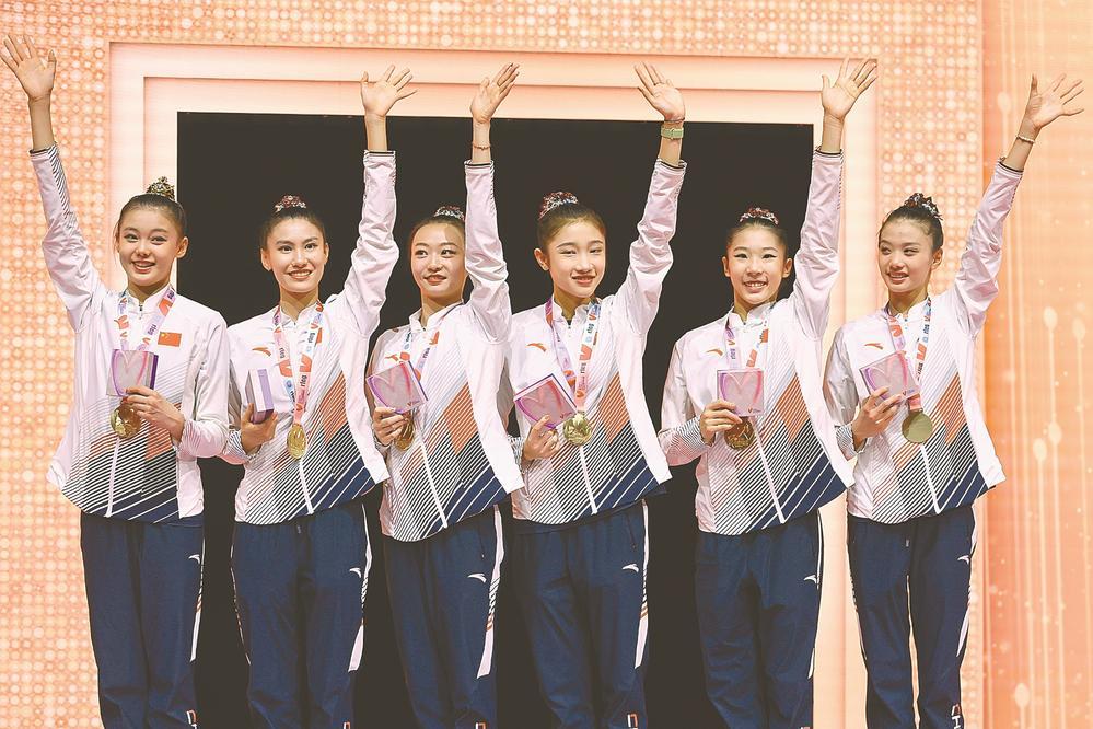 盐城姑娘郝婷获艺术体操世锦赛冠军