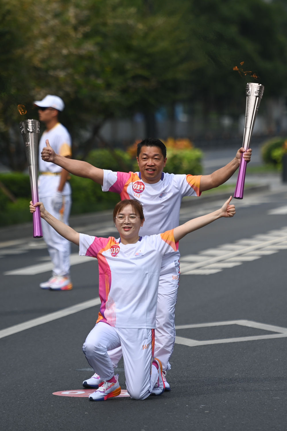 杭州亞運會杭州亞運會火炬在臺州傳遞