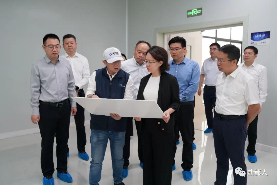 王娟察看高新区重点项目推进情况-盐城新闻网