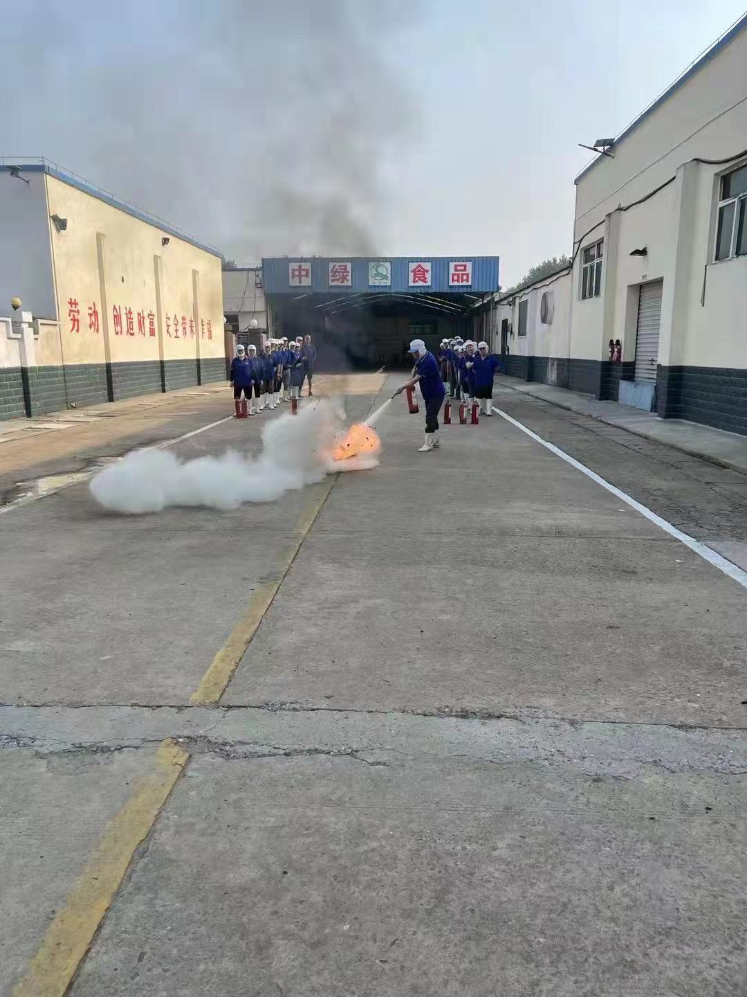 古河镇举办企业消防应急演练