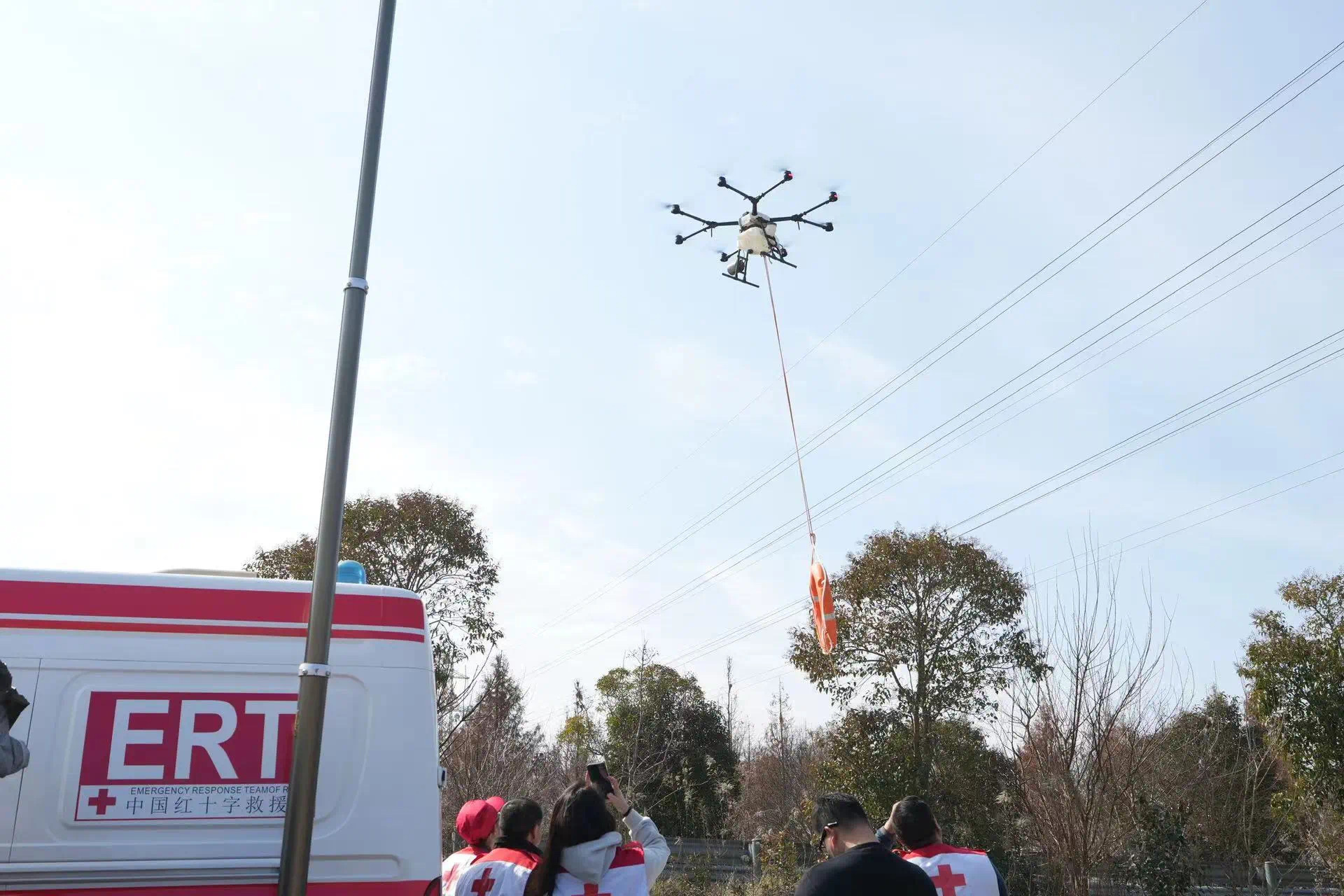 省红十字东台救援队新春开训淬练精兵