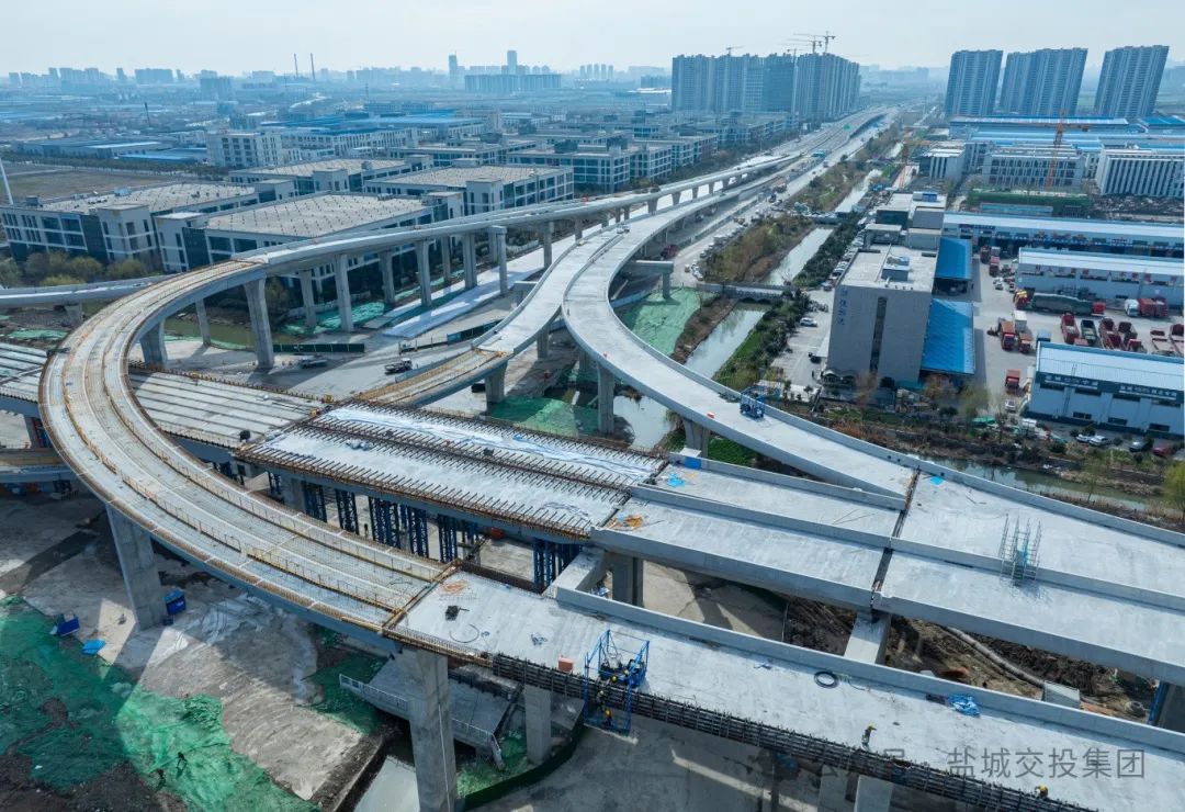 高架四期新业路高架:不负春光早起步,大干快上正当时-盐城新闻网