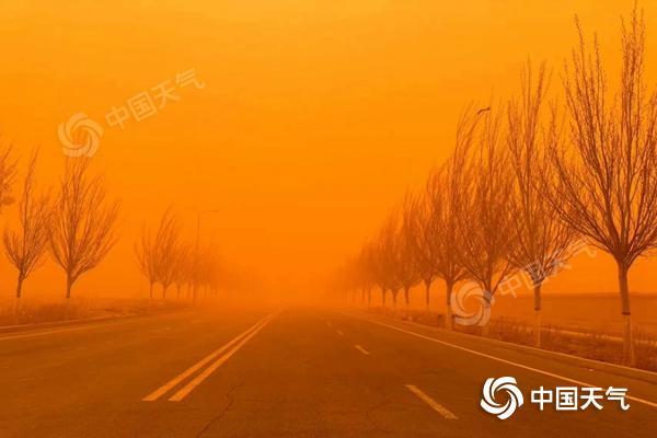 北方今年来第三次沙尘天气过程持续东北等地气温波动明显