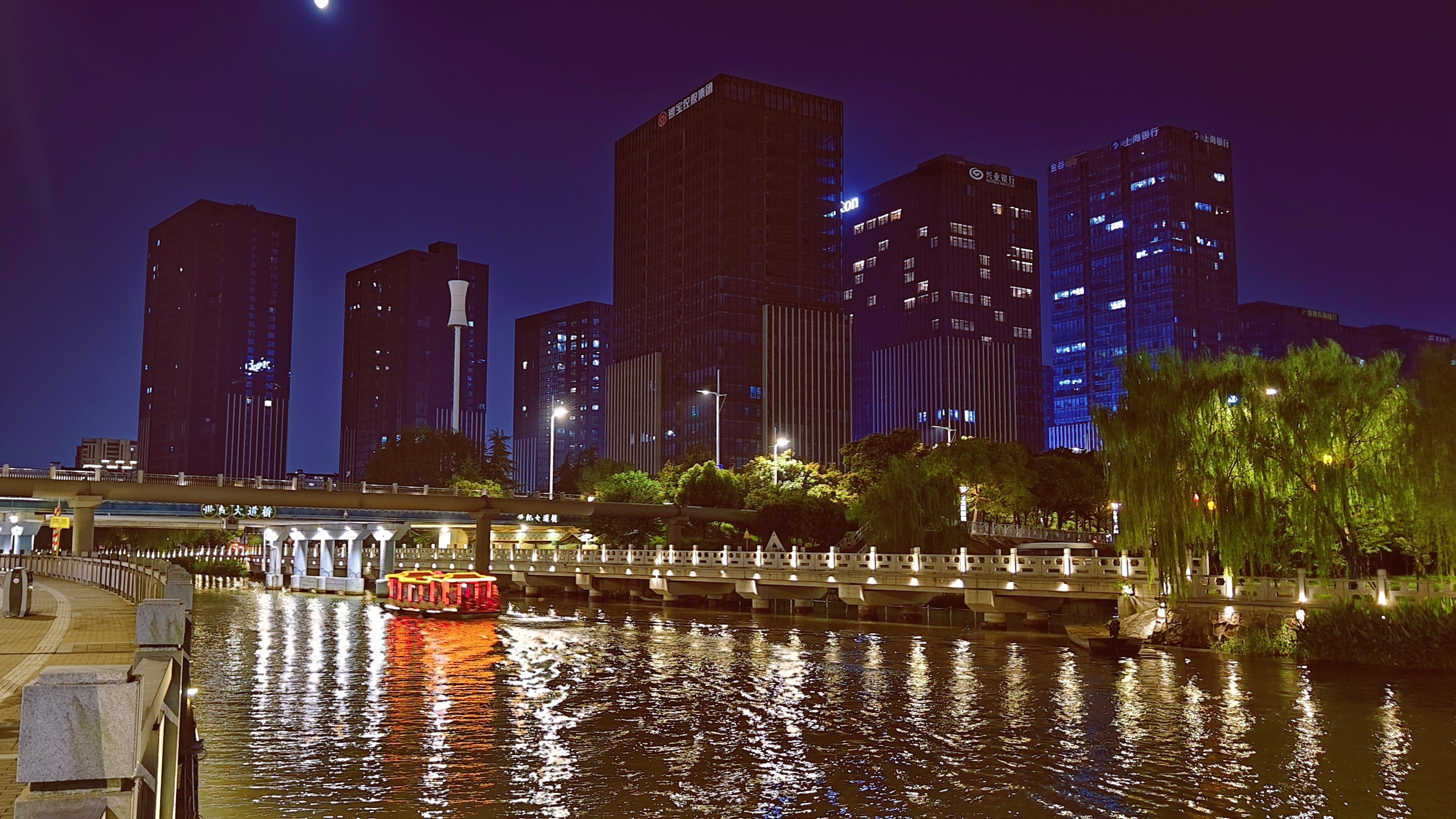 视觉江苏丨盐城:流光溢彩串场河