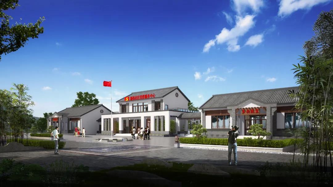 奋战百日目标必达滨海党群服务中心提档升级在行动