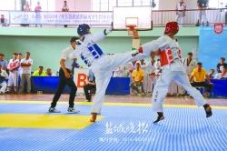 省第四届大学生跆拳道锦标赛在盐举行
