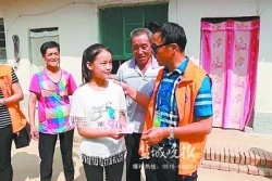 东台志愿者赴陕西助学 6万元爱心物资送给贫困学子
