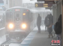美冬季风暴致中西部至少2人死 纽约将迎暴雨天气