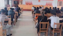 射阳县兴桥司法所组织社区矫正人员集中教育学习   