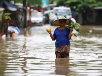 缅甸洪水泛滥 