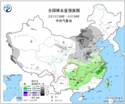 中东部天气现“北雪南雨” 北京将迎入冬来最强降雪