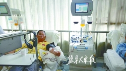 杨寿东坚持20年无偿献血 白天开车送货 晚上兼职保安