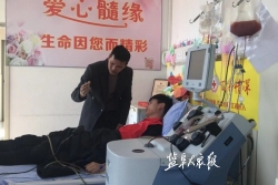 响水小伙南京直播捐献“生命火种”，称“跟打吊针没两样”