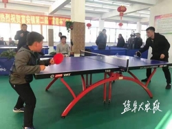 东台老兵个人出资连续举办两届乒乓球赛  丰富村民文化生活