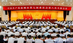 中国共产党盐城市第七届委员会第八次全体会议决议