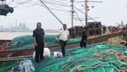禁捕期出海捕捞 五艘非法捕捞渔船被查