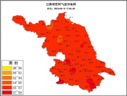 无关地域、不分南北，今天江苏气象代名词：红火与黑化  