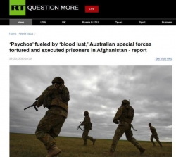 澳军方承认：澳军人涉嫌在阿富汗虐杀囚犯和平民