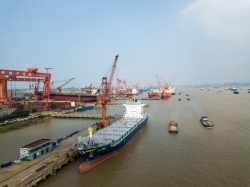 江苏靖江：造船产业“破冰猛进” 手持订单占全国总量的20.1%