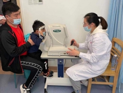 盐南高新区开展康复机构儿童视力鉴定工作