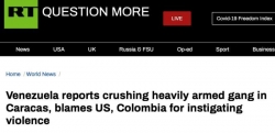 委内瑞拉首都72小时平乱，缴获大量武器，来自哥伦比亚和美国！