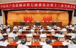 中国共产党盐城市第七届委员会第十三次全体会议决议