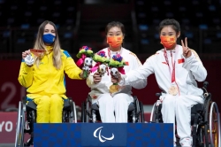 东京残奥会丨中国队首日赢五金 轮椅击剑金牌全包揽
