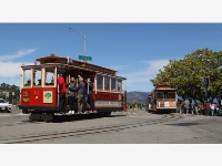 美国旧金山观光缆车恢复运行