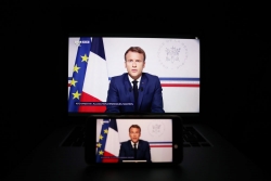 马克龙：法国等欧洲国家将继续打击恐怖主义