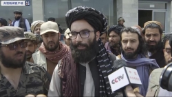 总台独家专访塔利班高级领导人哈卡尼：真正在阿富汗进行破坏的是美军