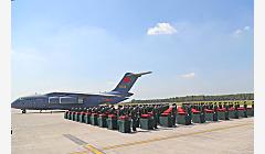 第八批在韩中国人民志愿军烈士遗骸回国 