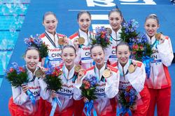 中国18金与美国并列第一 中国跳水横扫全部金牌