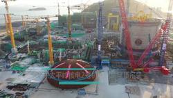 中广核广东太平岭核电2号机组完成穹顶吊装