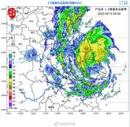 台风“梅花”今晨5时移入江苏境内，预计傍晚从盐城附近移入黄海海面 