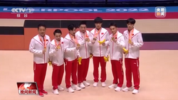 时隔四年 中国男团再夺体操世锦赛冠军 
